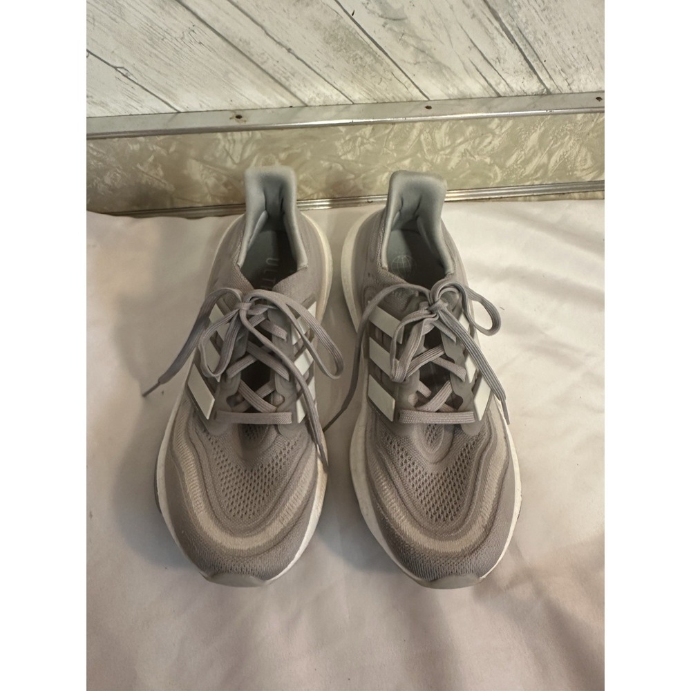 Adidas Ultraboost Light Lightweight Cushioned Gray Men's Lace Up Running Shoes 8 - Picture 3 of 12